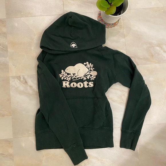 Roots Sweaters - ROOTS! Forest Green Hoodie!